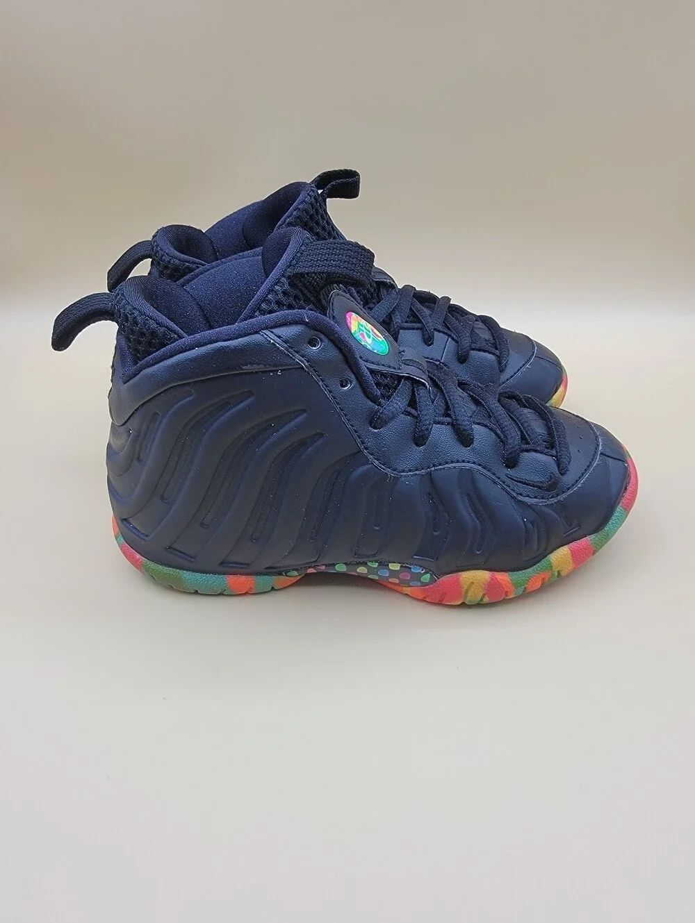 Nike Lil Posite One Fruity Pebbles Little Kids Shoes Size 12C Black Multicolor